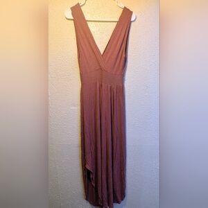 Rolla Coster Women's Mauve Sleeveless Bodycon Dress Size M Flowy Maxi Long Dress